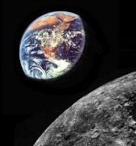 A view of the Earth from the Moon